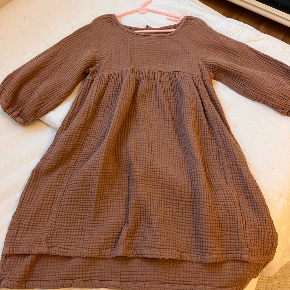 Zara Casual Tan Kids Dress
